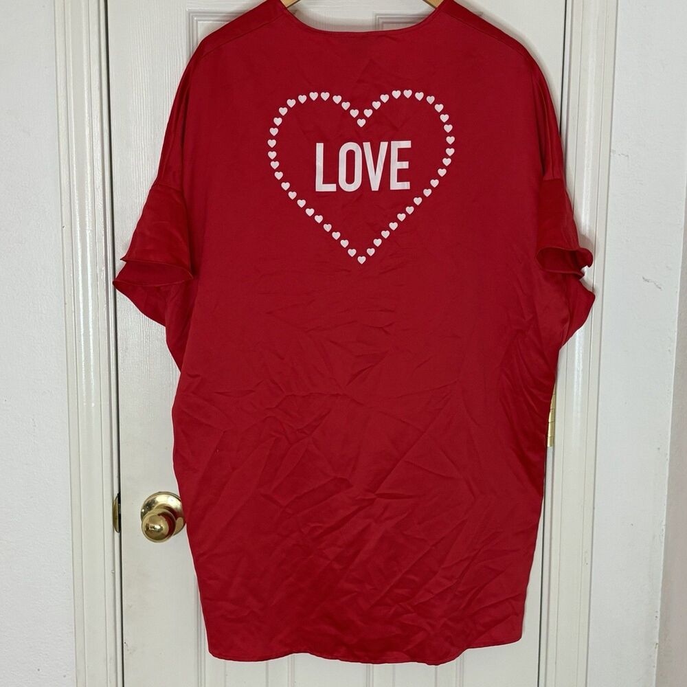 Victoria's Secret Love Heart Red Robe Kimono Women’s One Size